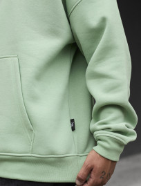 Bluza z kapturem Staff light mint oversize fleece