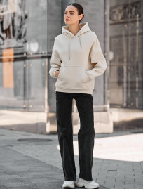 Damska bluza z kapturem Staff mi milk oversize fleece