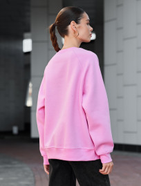 Bluza dasmka Staff pink logo oversize fleece