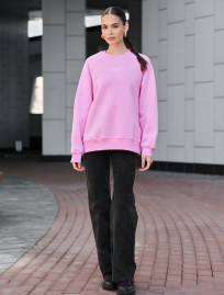 Bluza dasmka Staff pink logo oversize fleece