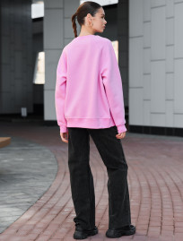 Bluza dasmka Staff pink logo oversize fleece