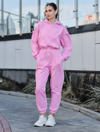 Kombinezon damski Staff ср pink oversize fleece