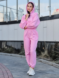 Kombinezon damski Staff ср pink oversize fleece