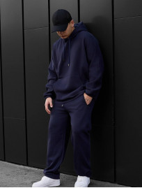 Dres Staff blr navy oversize fleece