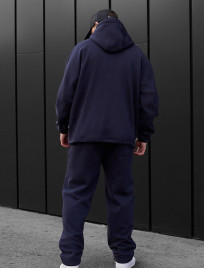 Dres Staff blr navy oversize fleece