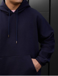 Dres Staff blr navy oversize fleece