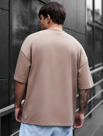 Koszulka Staff brown basic oversize