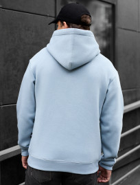 Bluza z kapturem Staff light blue fleece