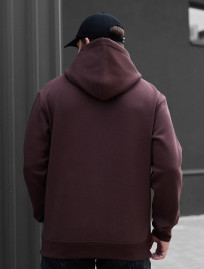 Bluza z kapturem Staff brown fleece