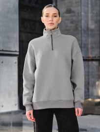 Olimpijka damska Staff le gray oversize fleece