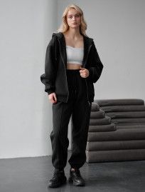 Damski dres Staff jay black zip oversize fleece