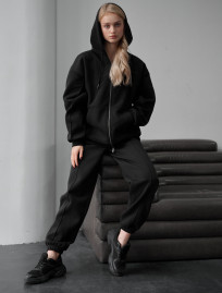 Damski dres Staff jay black zip oversize fleece