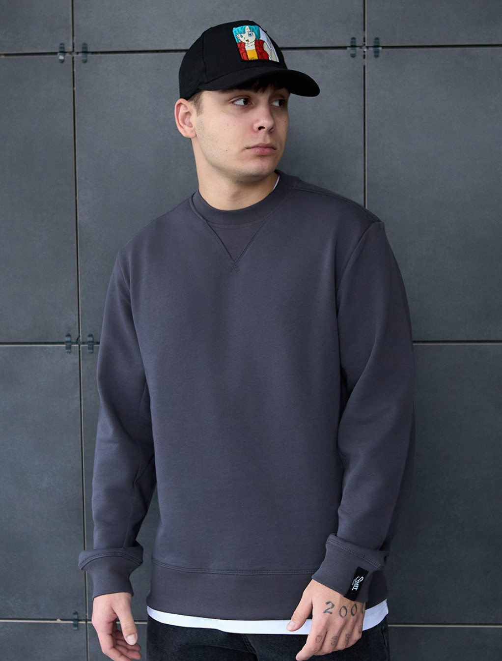 Bluza Staff dark gray basic