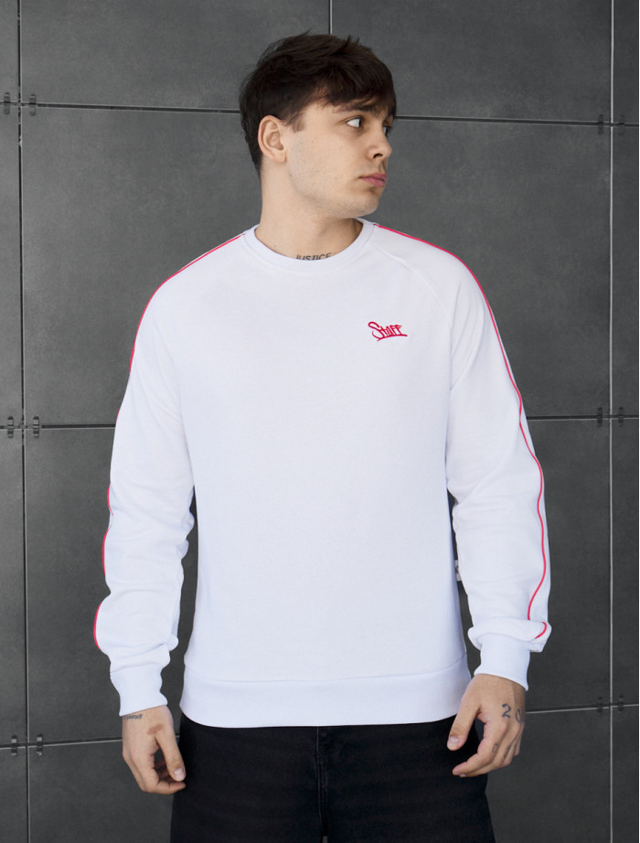 Bluza Staff white logo reflective