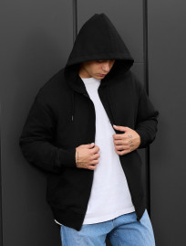 Bluza Staff black zip oversize