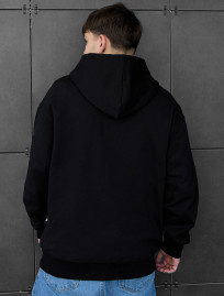 Bluza z kapturem Staff black zip oversize