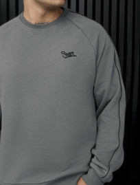 Bluza Staff gray logo reflective