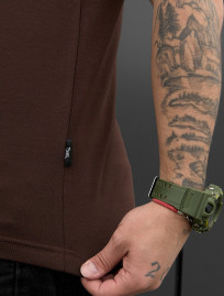 Koszulka Staff dark brown basic
