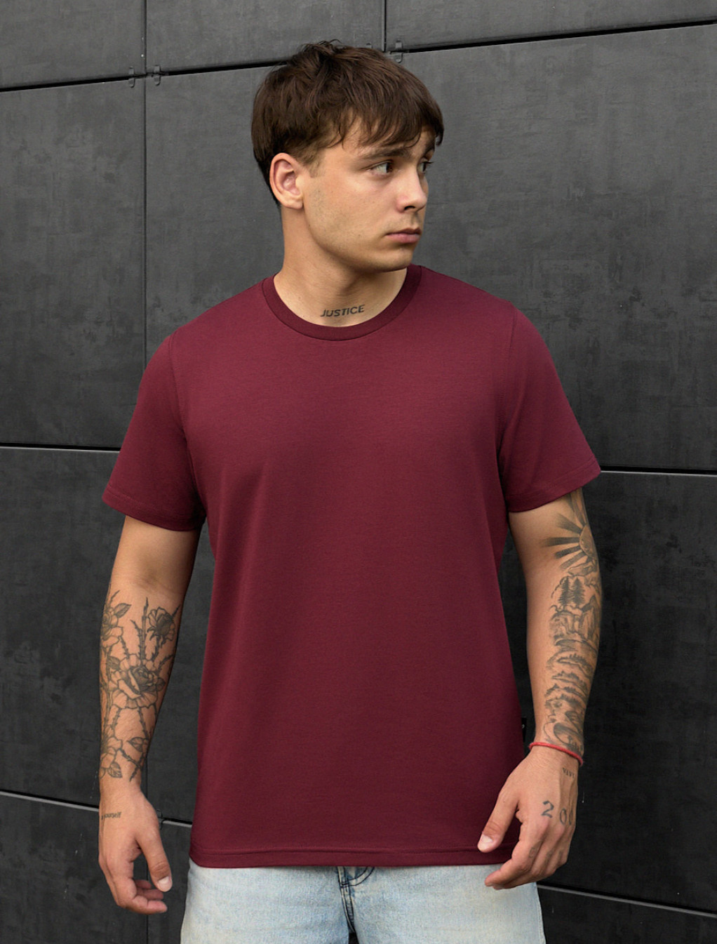 Koszulka Staff bordo basic