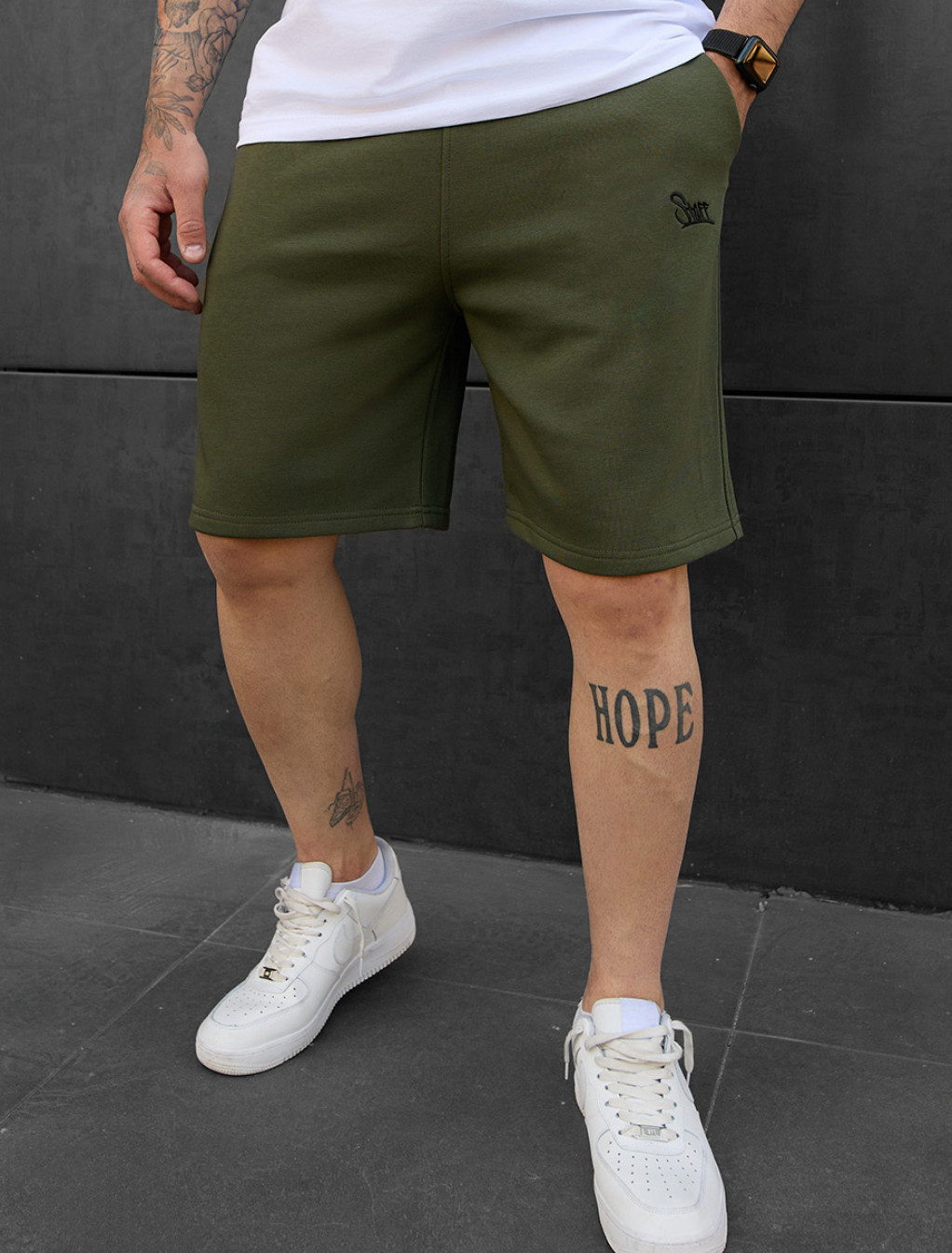 Spodenki Staff dje khaki logo
