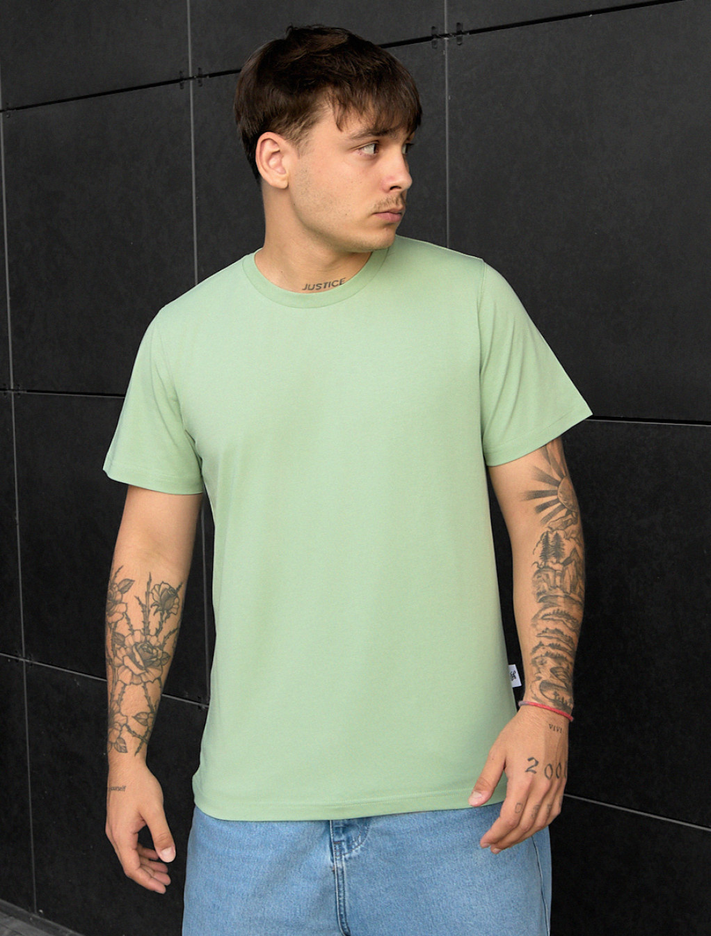 Koszulka Staff light green basic