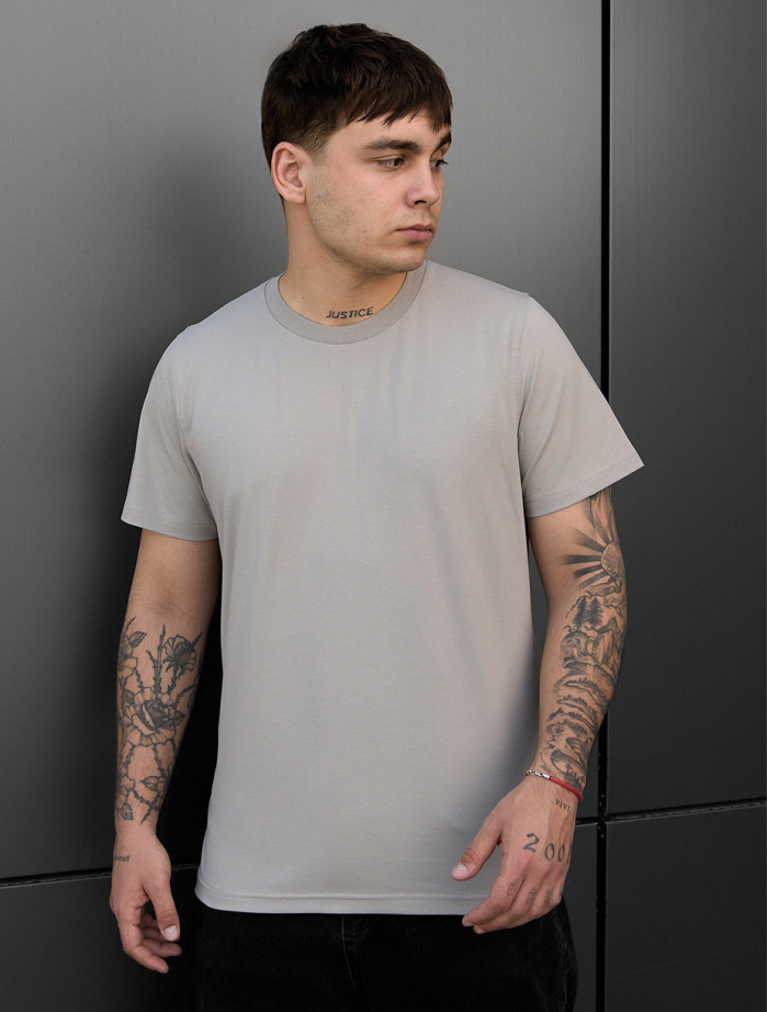 Koszulka Staff light gray basic