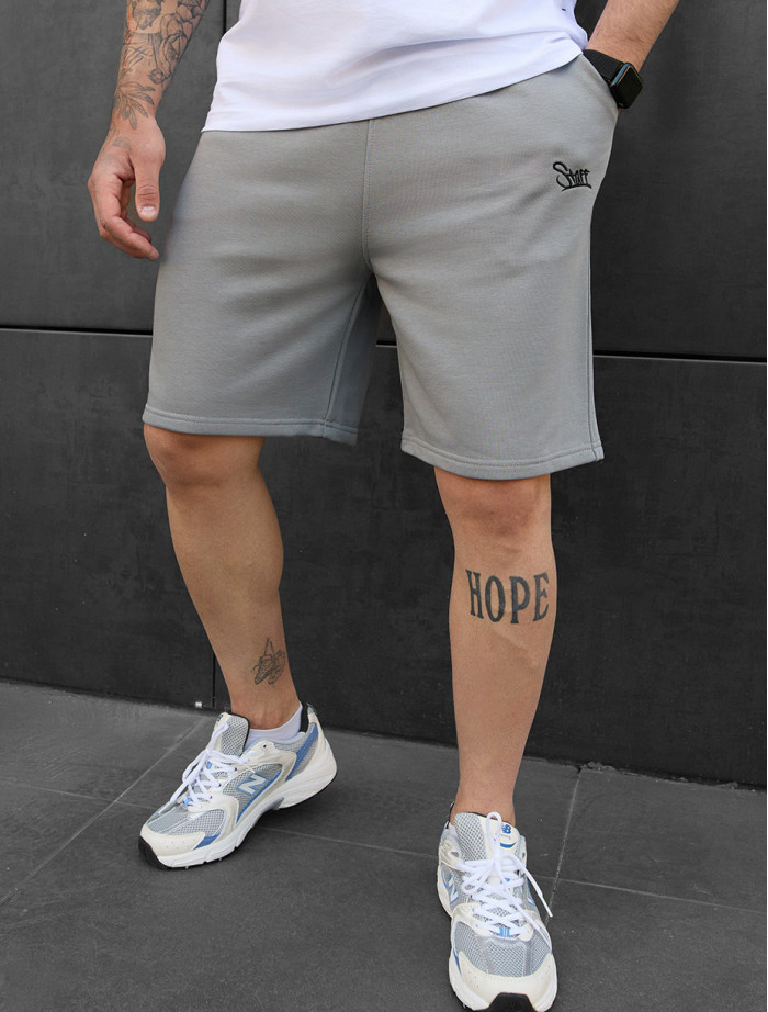 Spodenki Staff dje gray logo