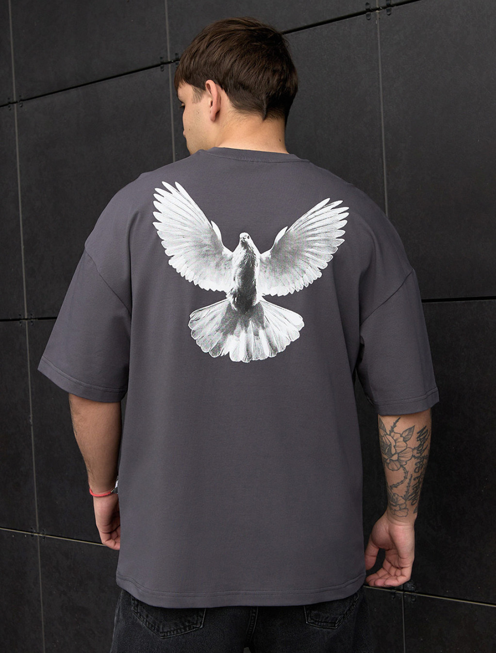 Koszulka Staff dove oversize