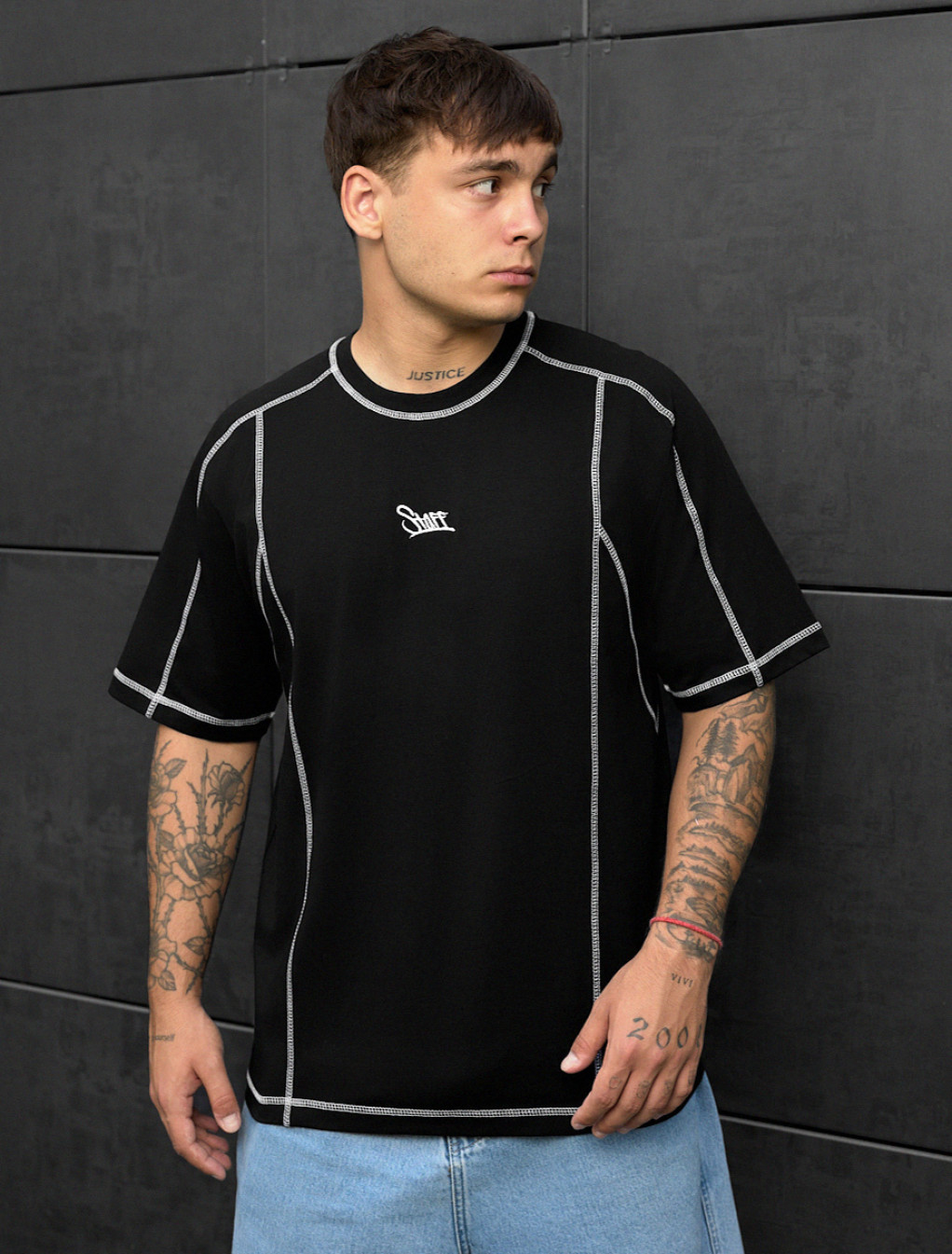 Koszulka Staff black logo oversize