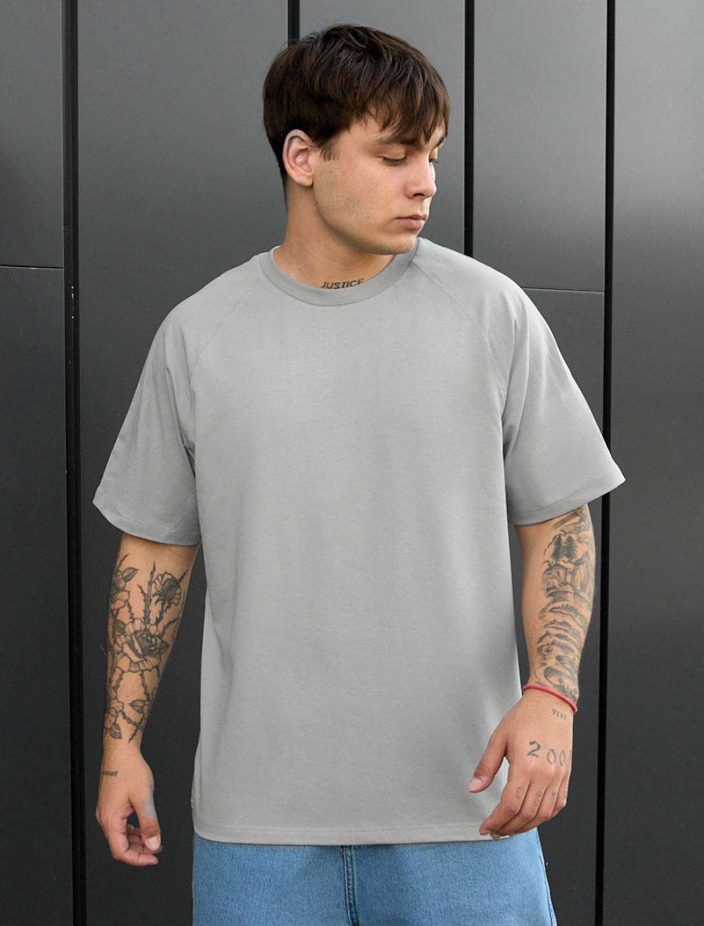 Koszulka Staff reglan gray