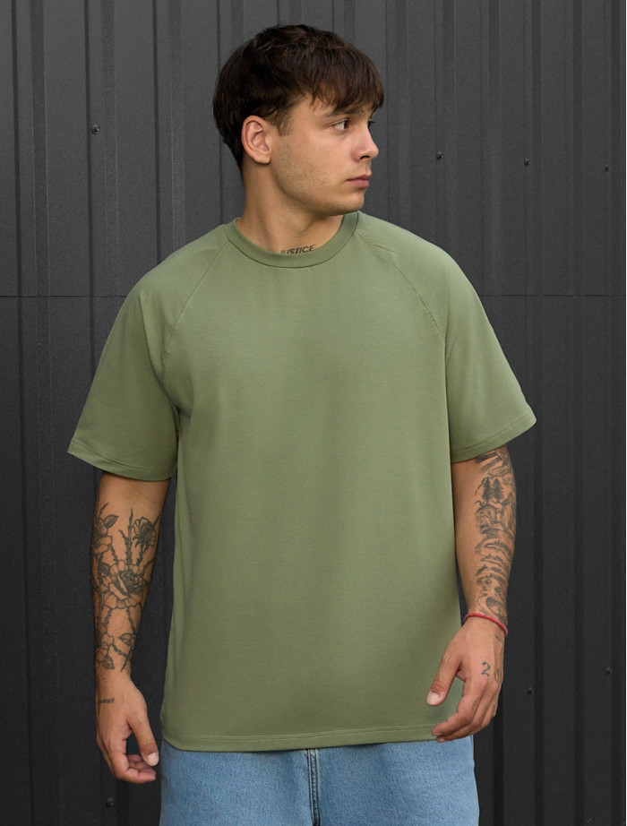 Koszulka Staff reglan khaki