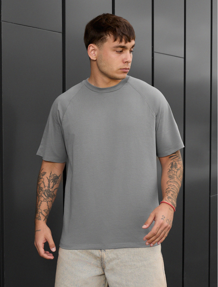Koszulka Staff reglan gray