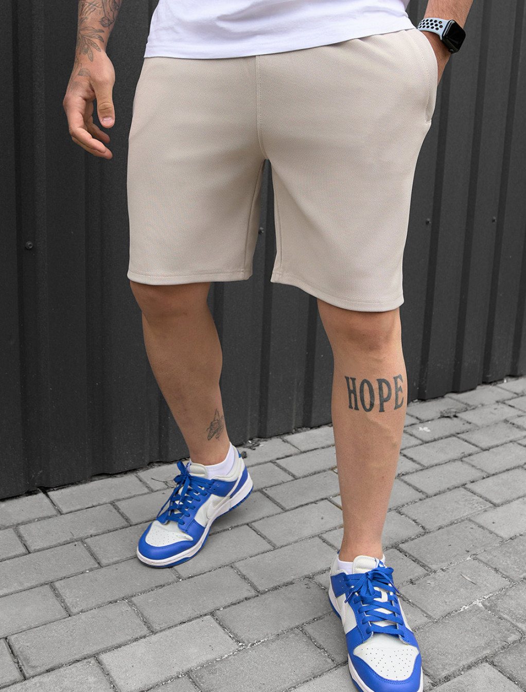 Spodenki Staff jam light gray