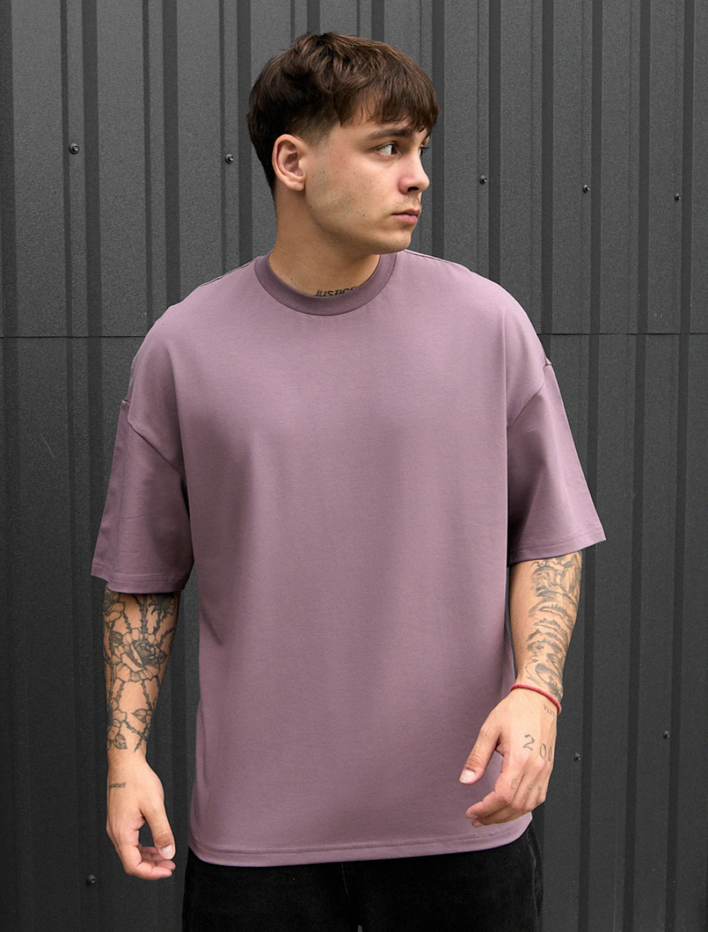 Koszulka Staff purple oversize