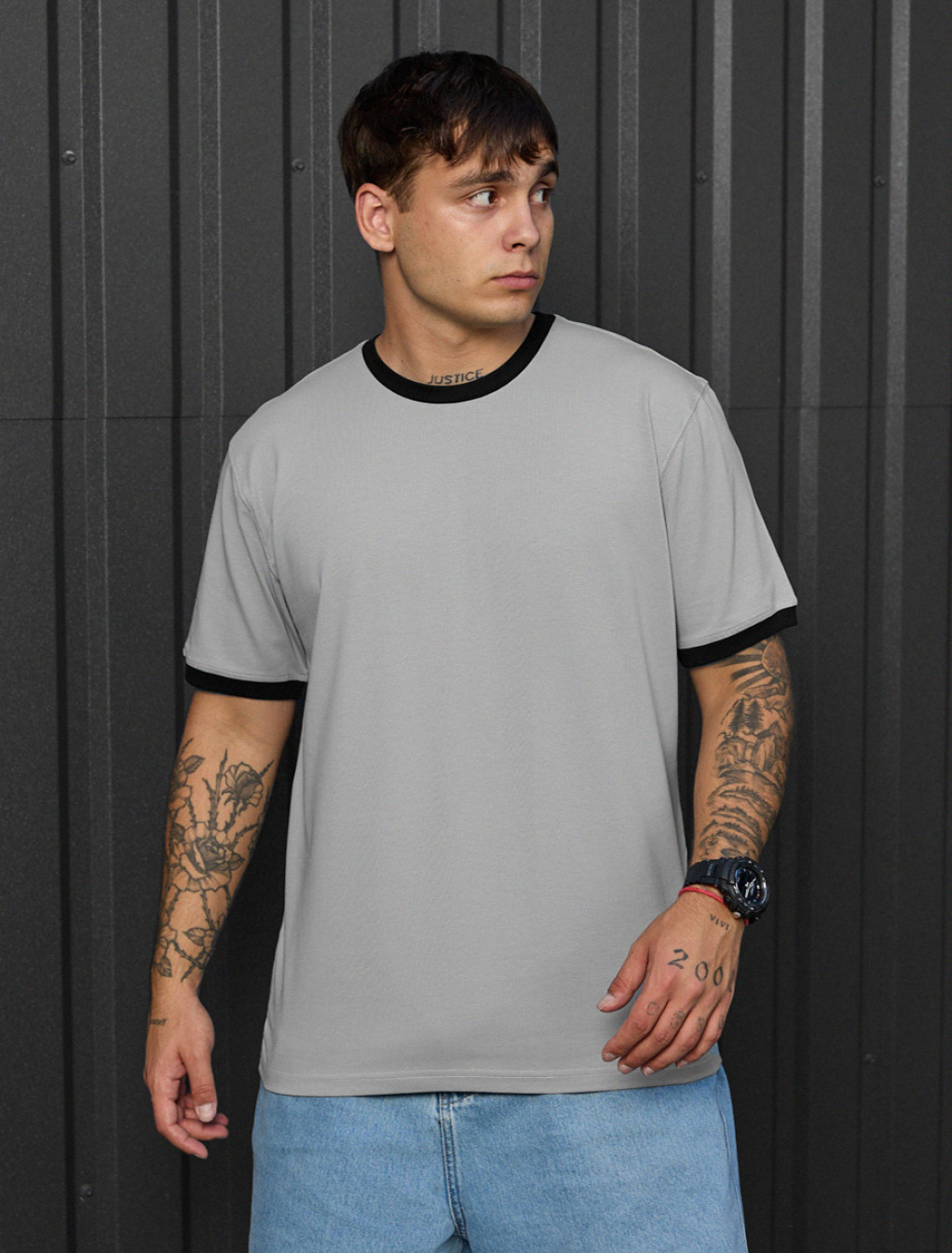 Koszulka Staff ve gray & black