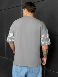 Koszulka Staff snake & flower oversize