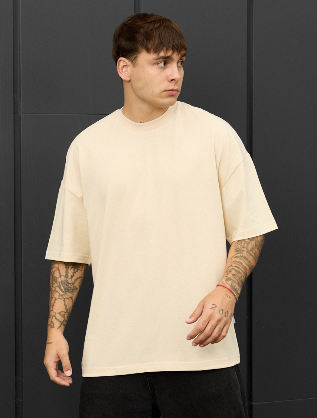 Koszulka Staff milk oversize