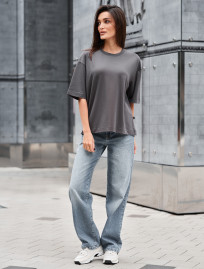 Koszulka Staff dark gray oversize