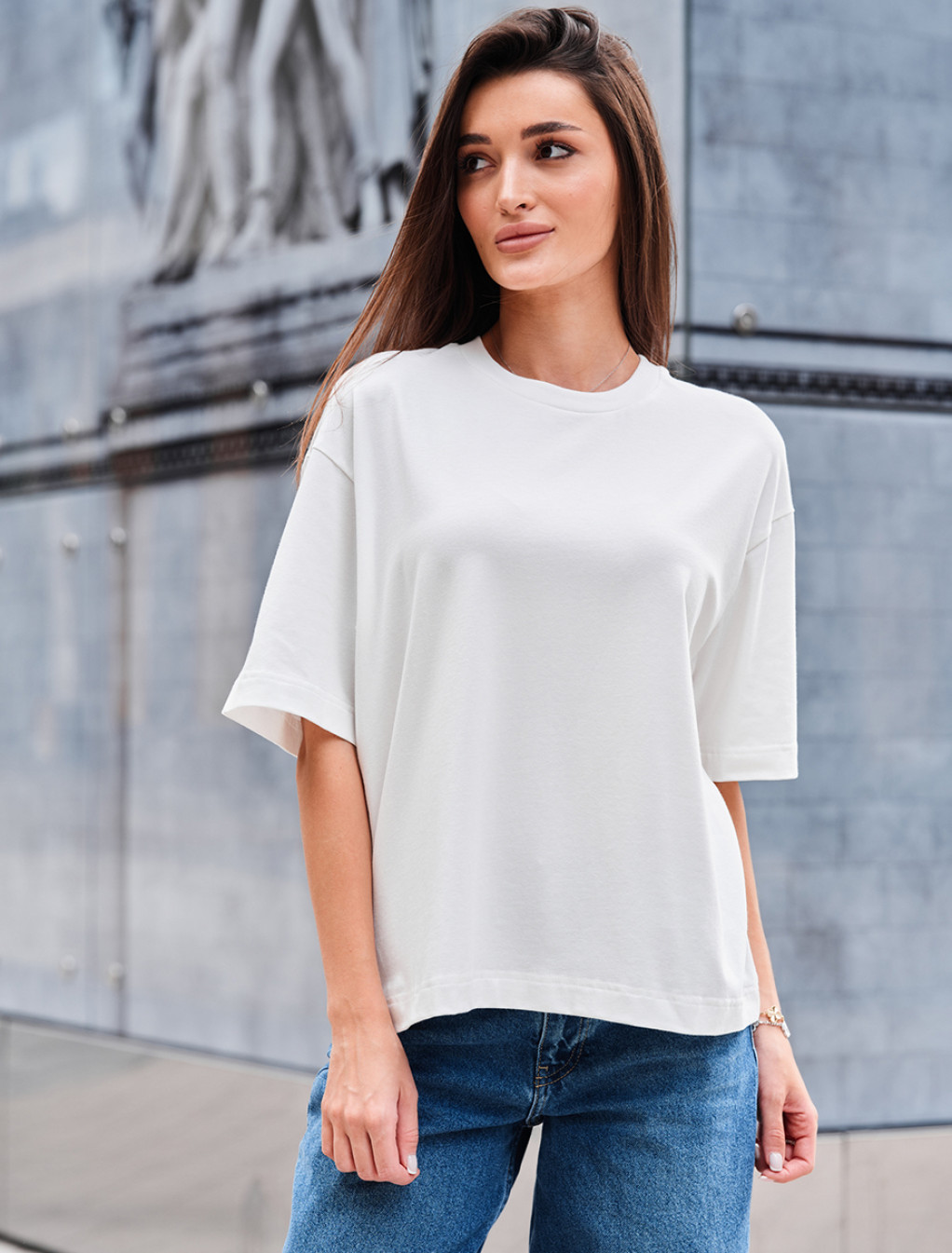 Koszulka Staff white oversize