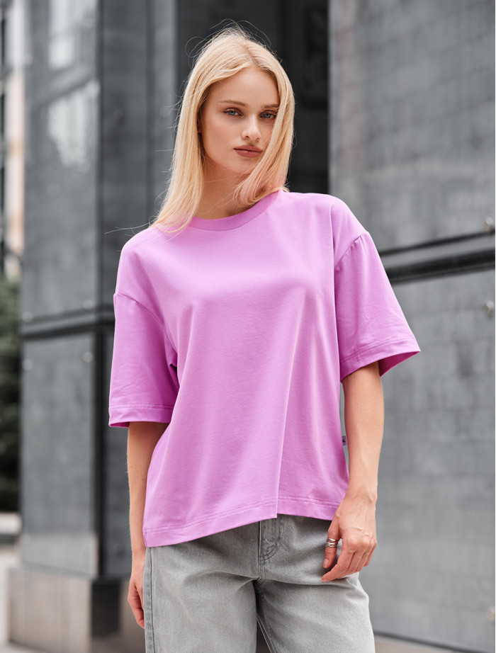 Koszulka Staff lilac oversize