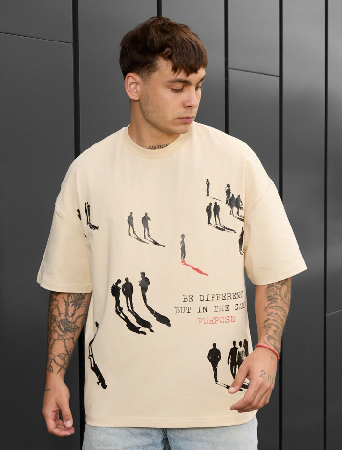 Koszulka Staff be different oversize