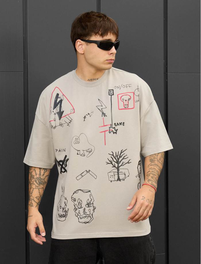 Koszulka Staff on-off oversize