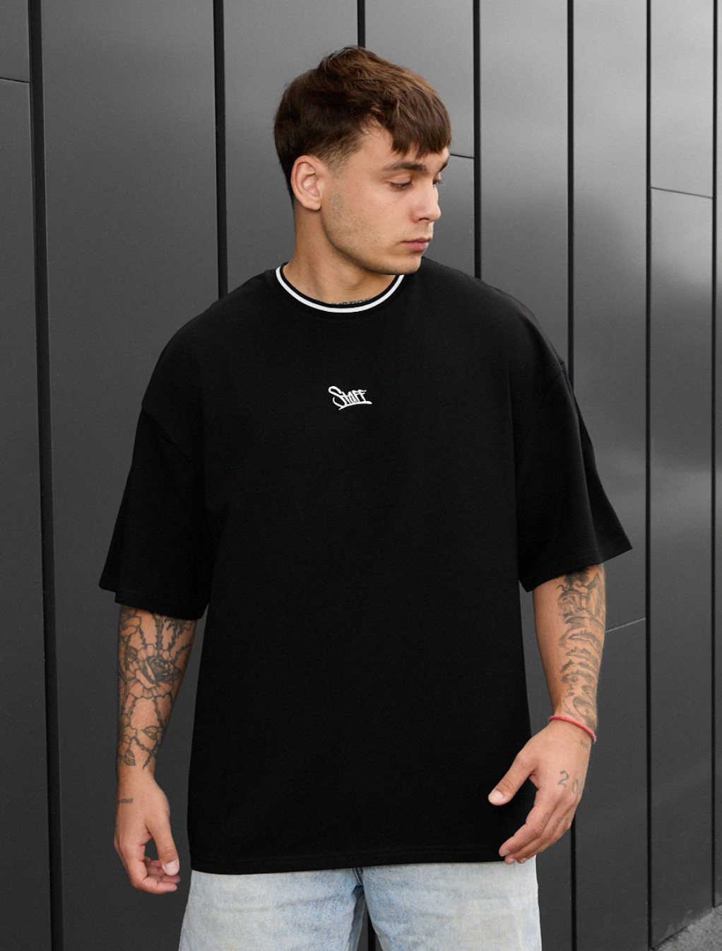 Koszulka Staff black logo oversize