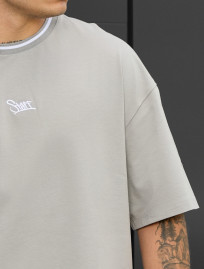 Koszulka Staff gray logo oversize