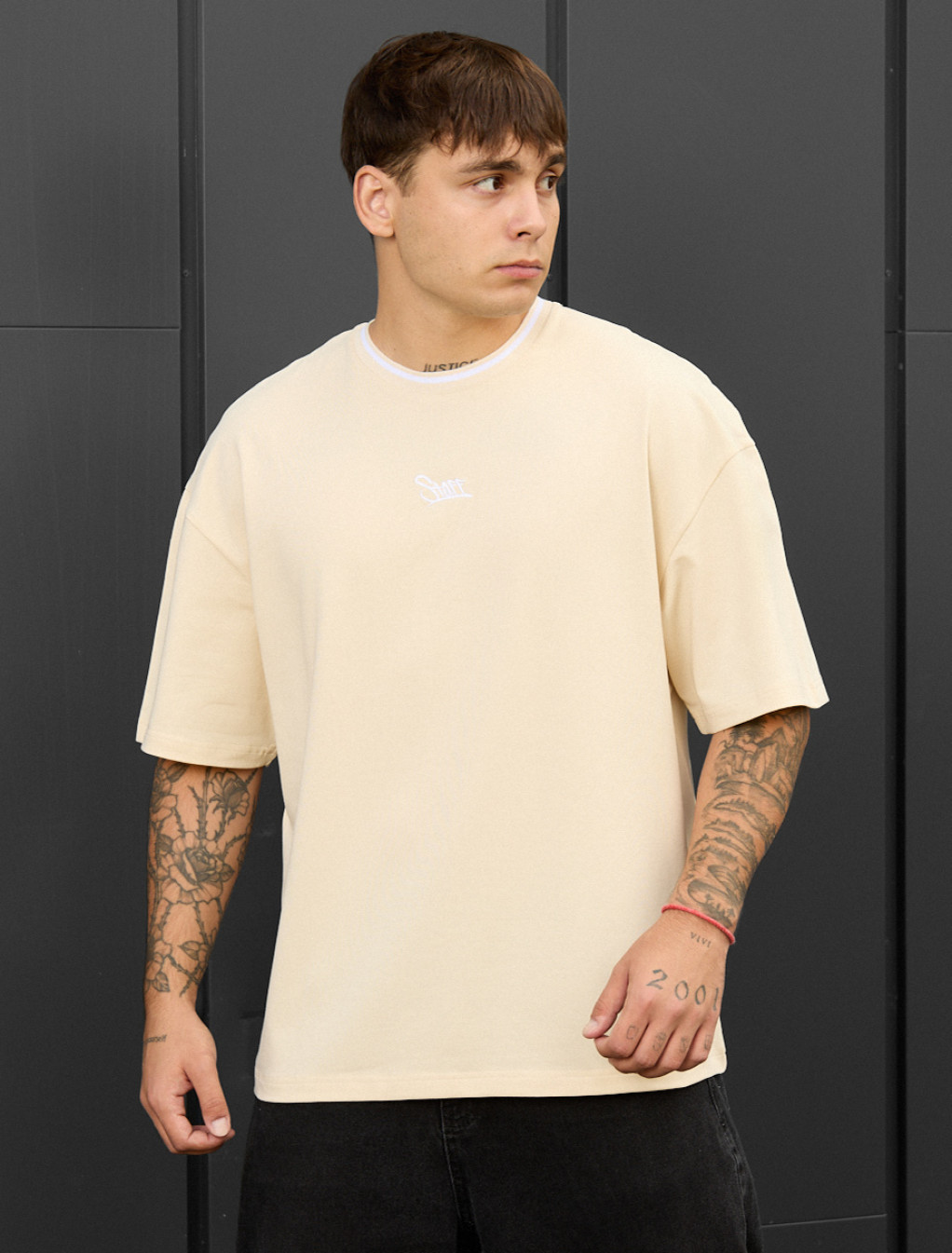 Koszulka Staff milk logo oversize