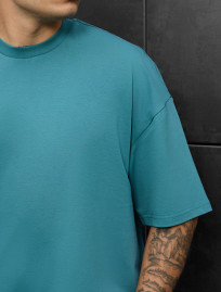 Koszulka Staff turquoise oversize
