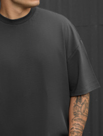 Koszulka Staff dark gray oversize