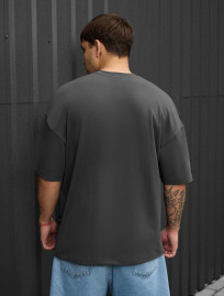 Koszulka Staff dark gray oversize