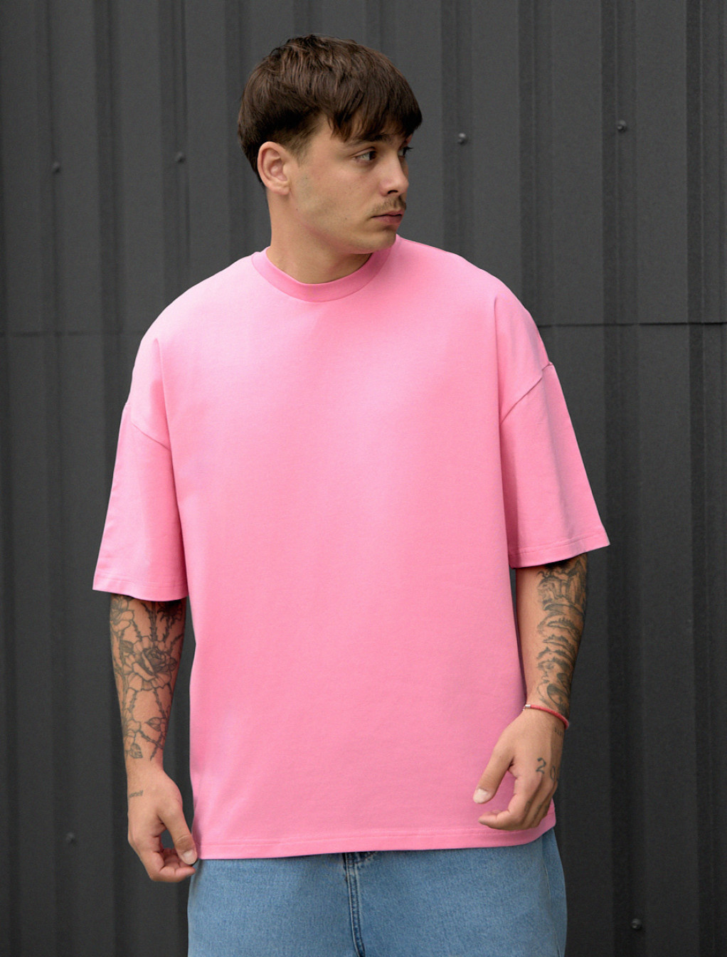Koszulka Staff pink oversize