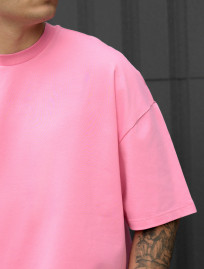 Koszulka Staff pink oversize